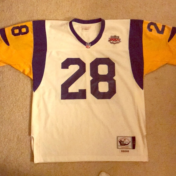 marshall faulk jersey mitchell and ness